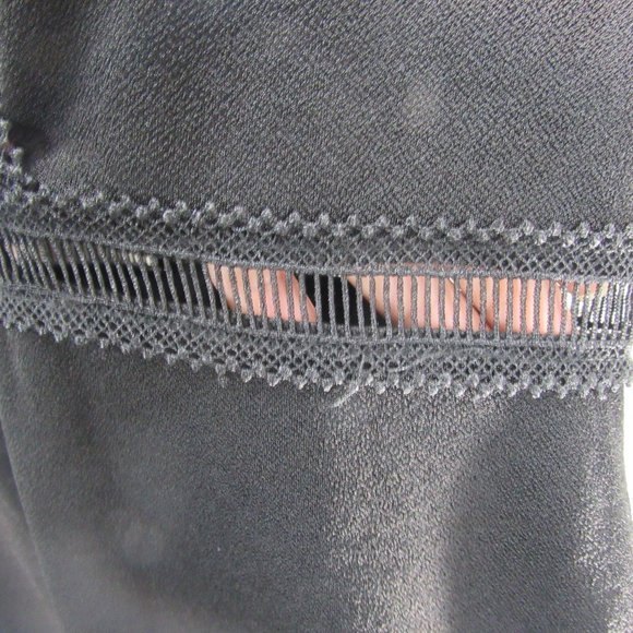 Missguided Little black dress w/ collar Size 1 halter dress holiday party - Picture 4 of 8